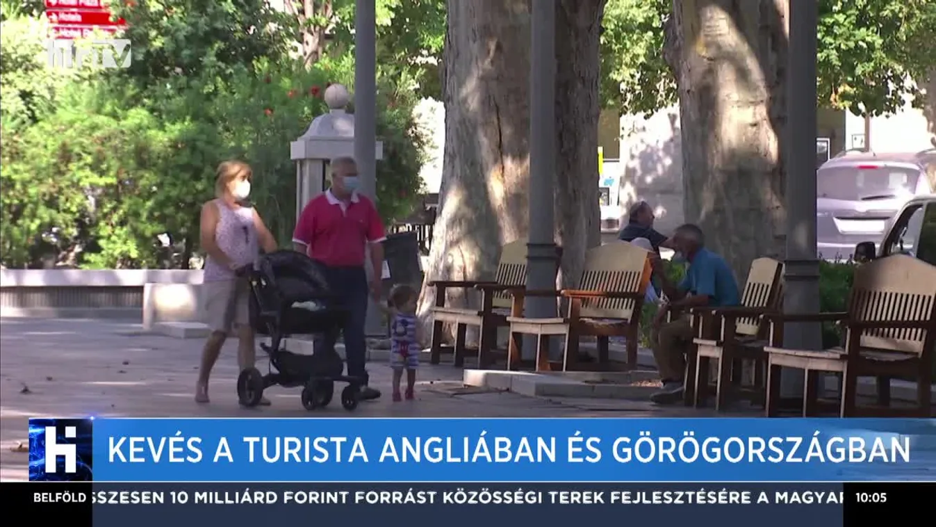 Kevés a turista Angliában és Görögországban