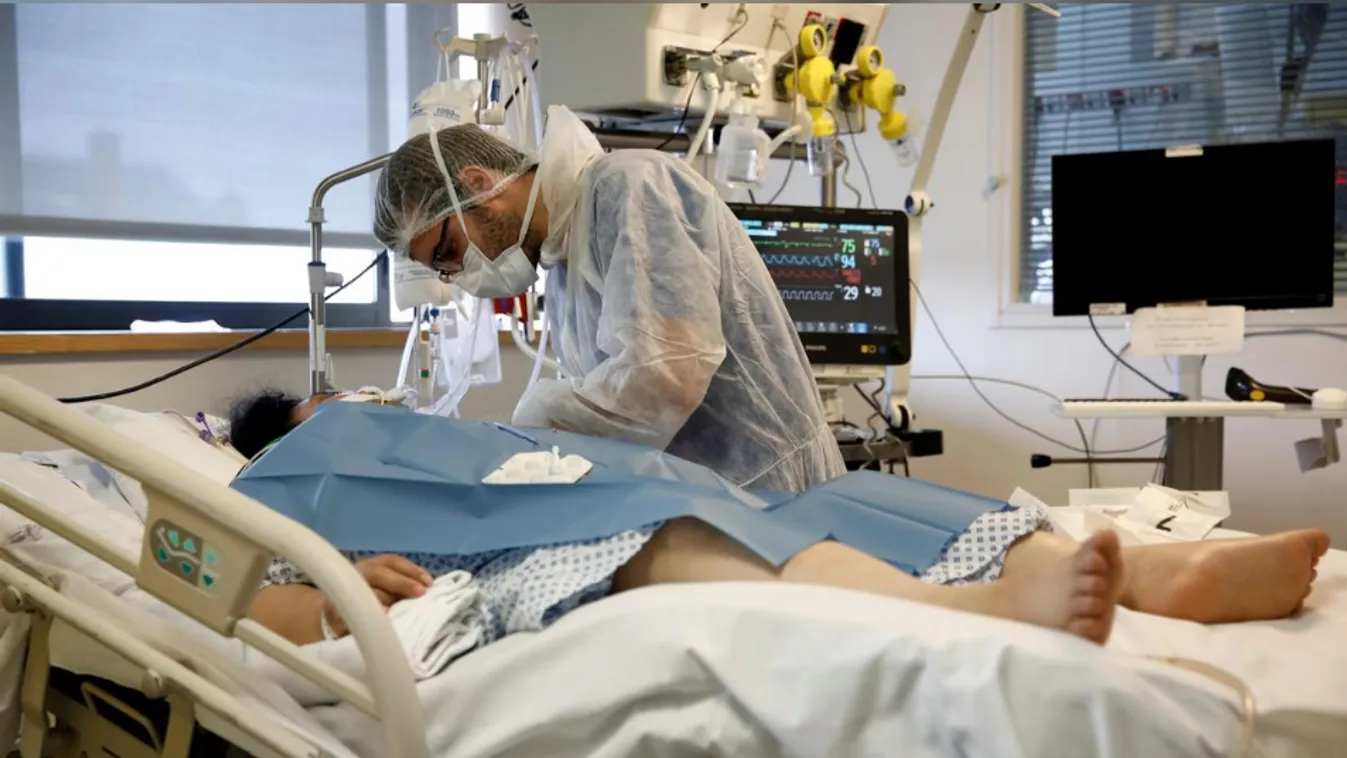 Franciaországban 20 ezer alá csökkent a kórházban ápoltak száma