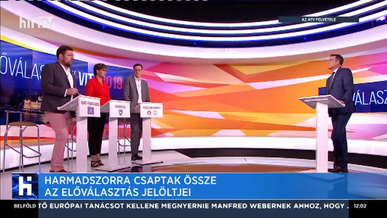 Harmadszorra csaptak össze az előválasztás jelöltjei