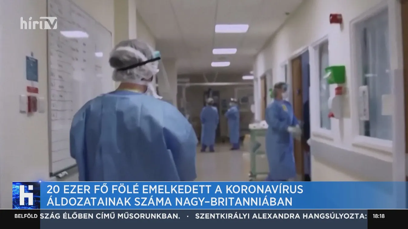 20 ezer fő fölé emelkedett a koronavírus áldozatainak száma Nagy-Britanniában