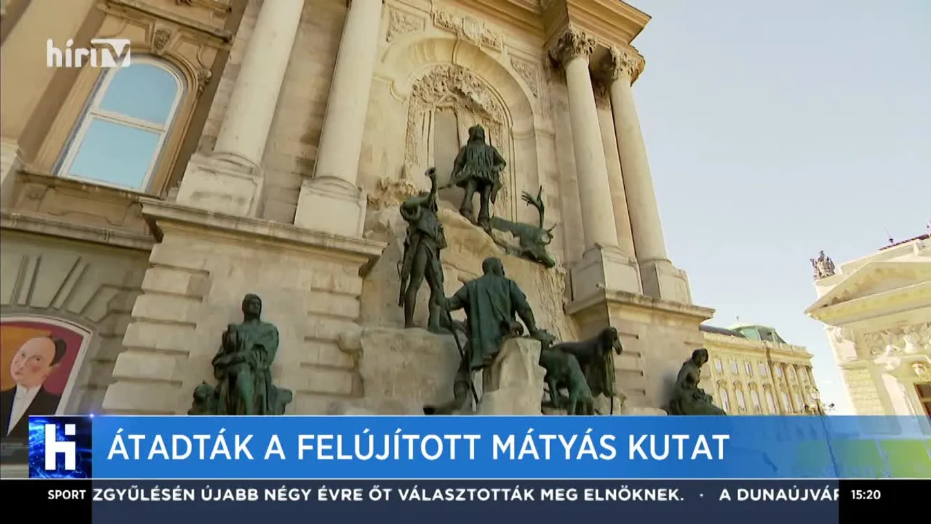 Átadták a felújított Mátyás kutat