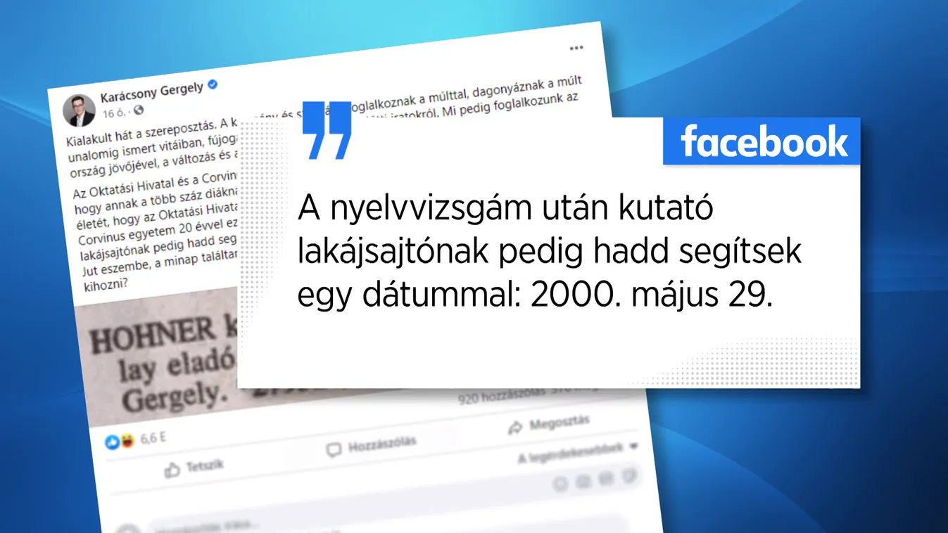 Magyar Nemzet: Középfokot sem ér Karácsony nyelvvizsgája