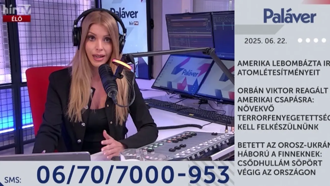 Paláver – Amerika lebombázta Irán atomlétesítményeit + videó