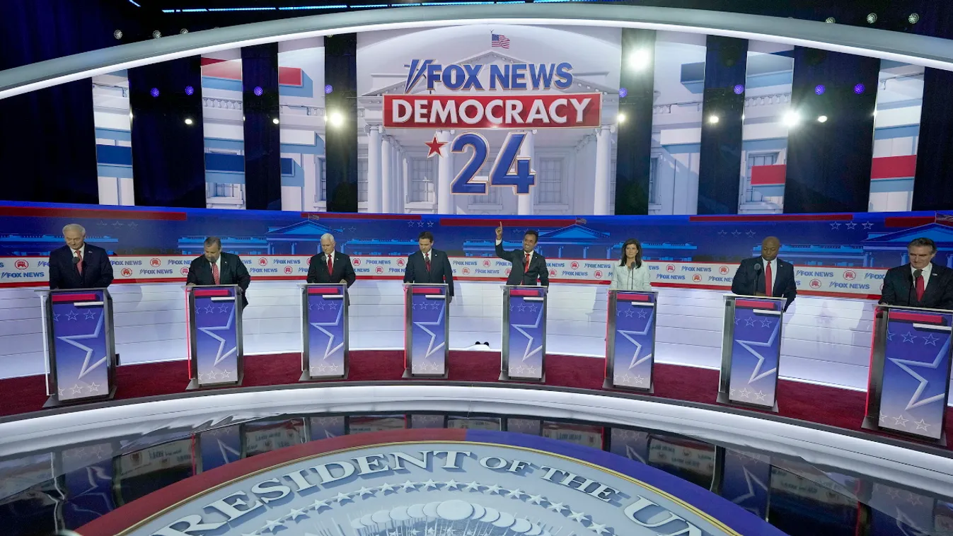 Nyolc republikánus elnökjelölt vitázott élőben, Donald Trump nem volt köztük