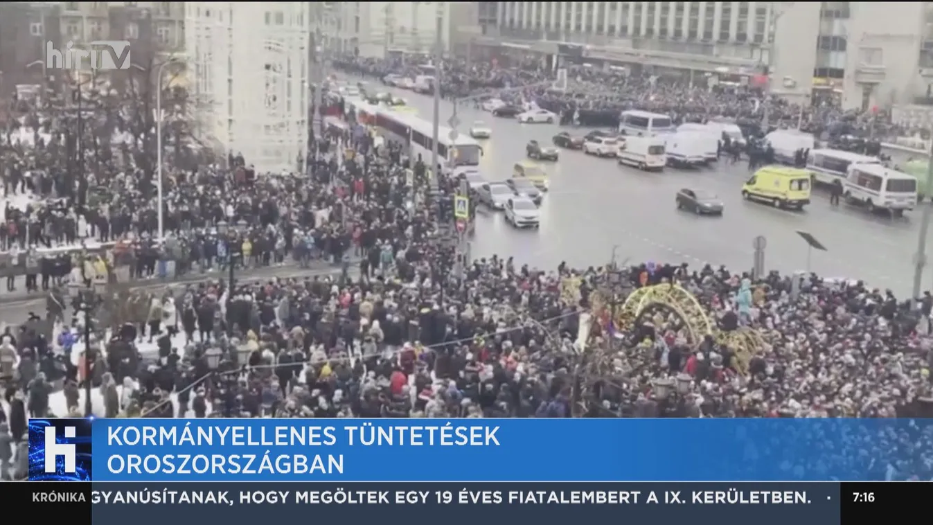 Kormányellenes tüntetések Oroszországban