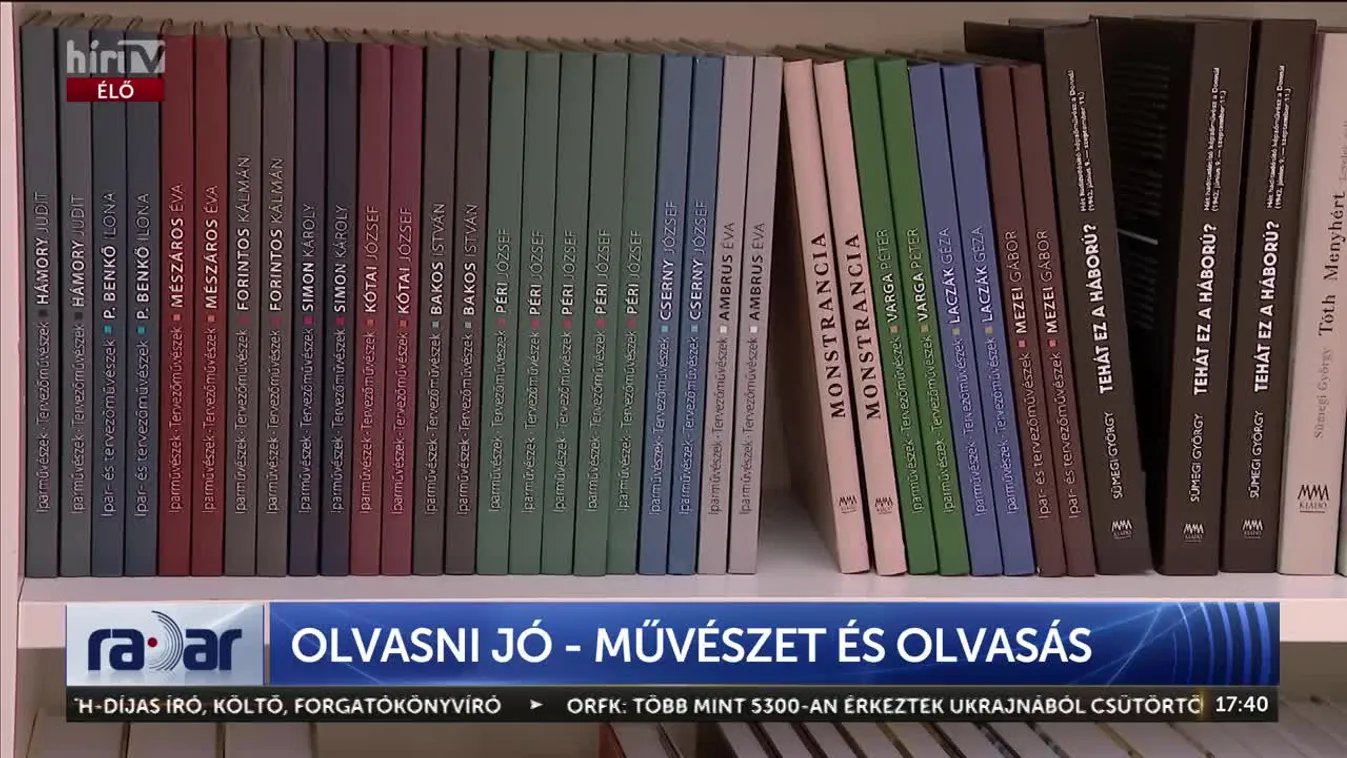 Radar - Olvasni jó - művészet és olvasás