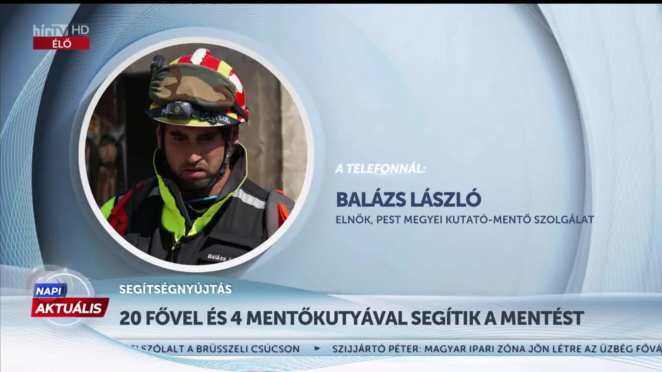 Balázs László: Minden erőt és minden energiát be kell vetnünk, hogy életeket tudjunk menteni