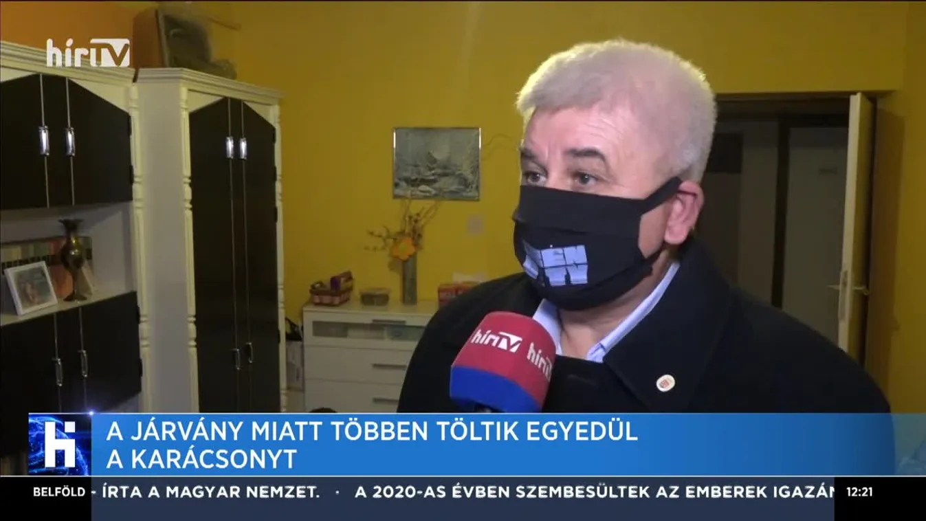 A járvány miatt többen töltik egyedül a karácsonyt