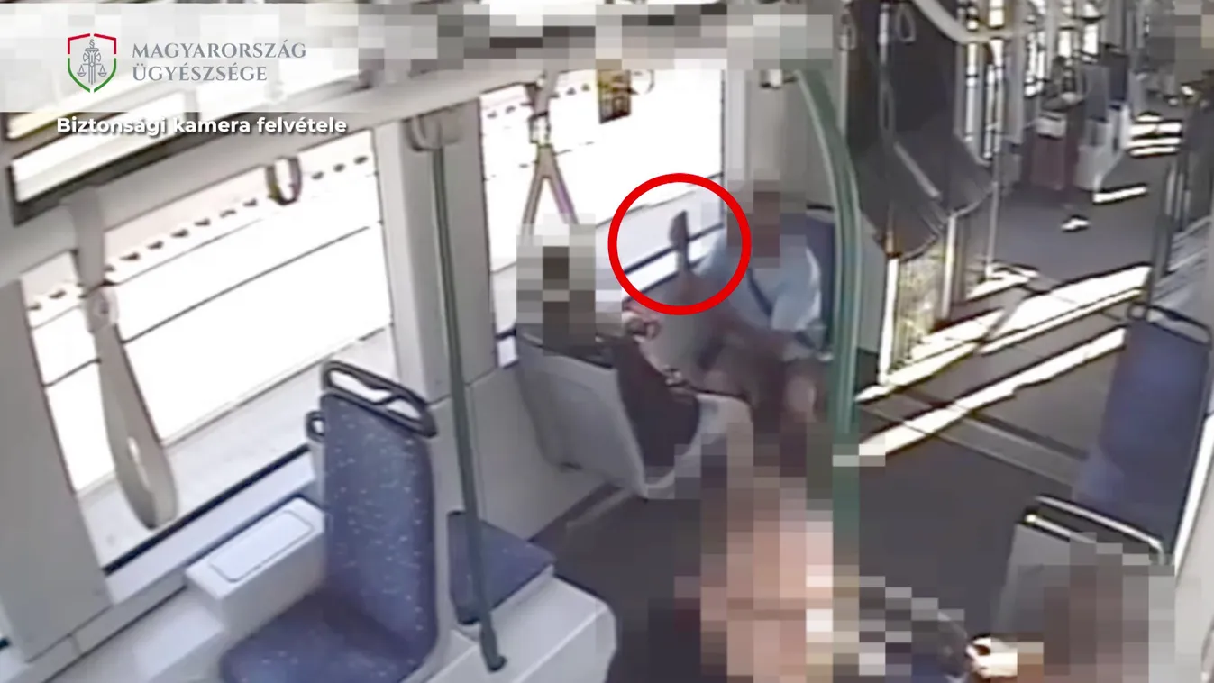 A villamoson akarta kirabolni a nőt