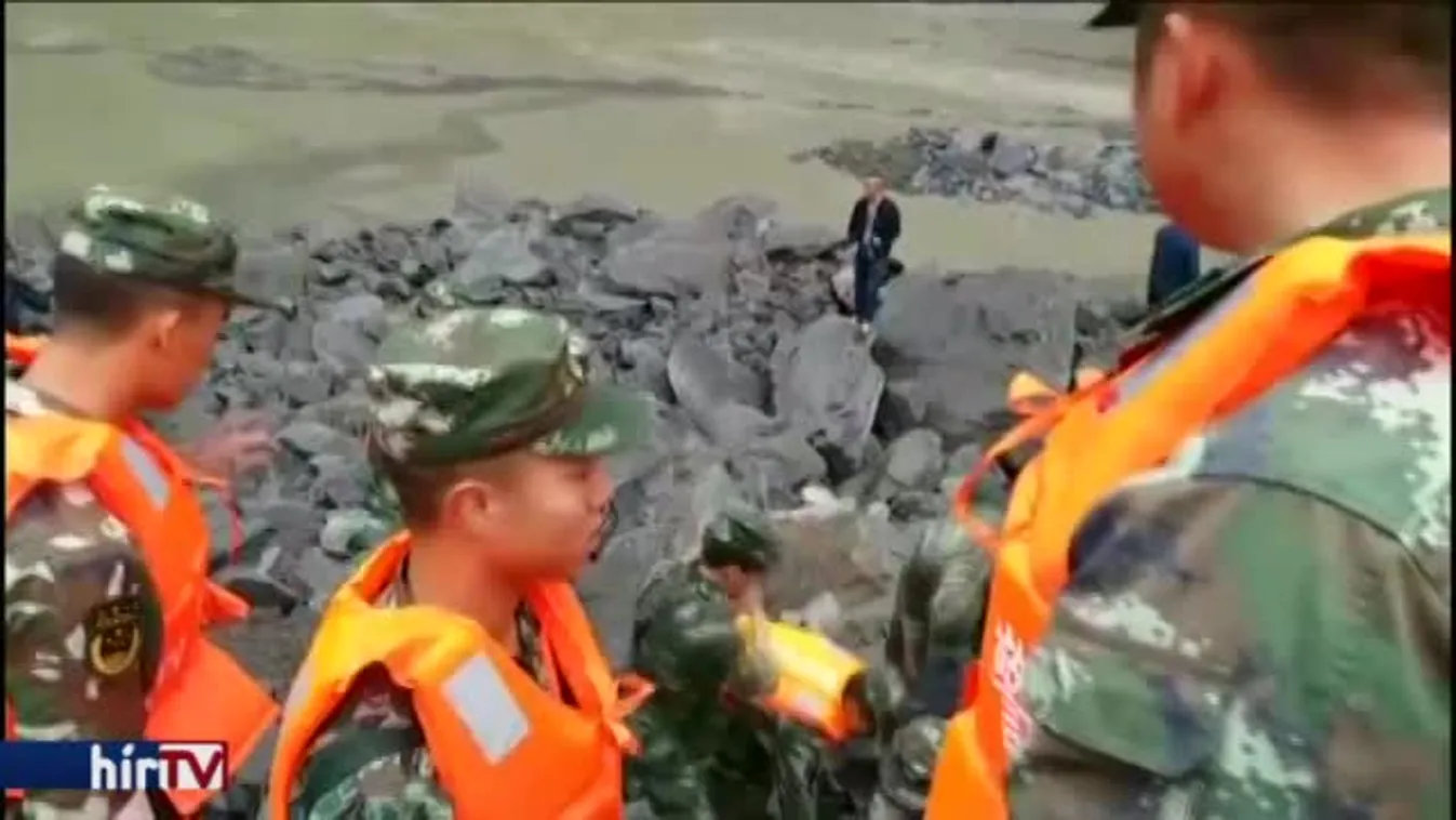 Földcsuszamlás Kínában