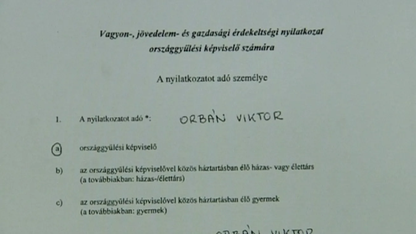 Nyilvánosak a politikusi vagyonnyilatkozatok