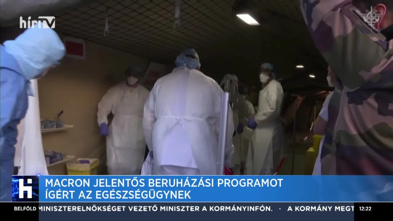 Macron jelentős beruházási programot ígért az egészségügynek