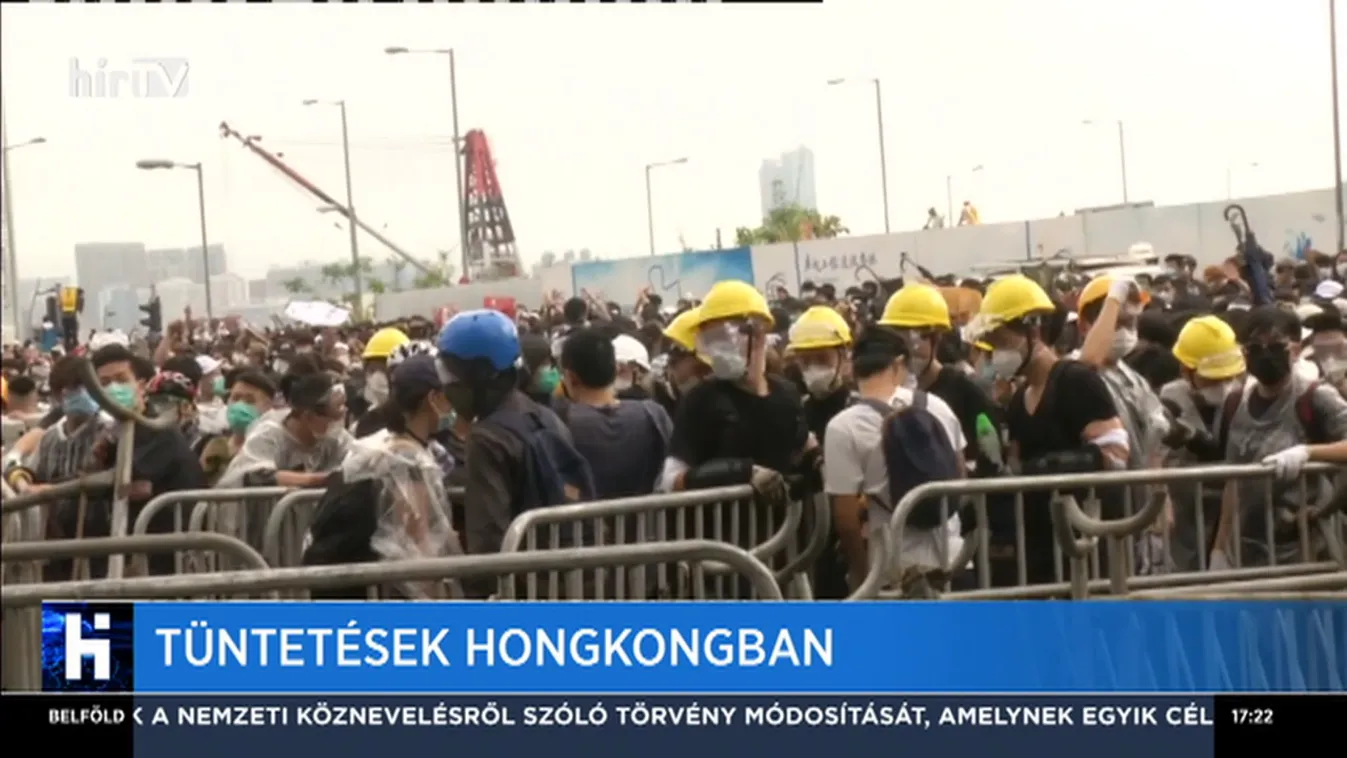 Tüntetések Hongkongban