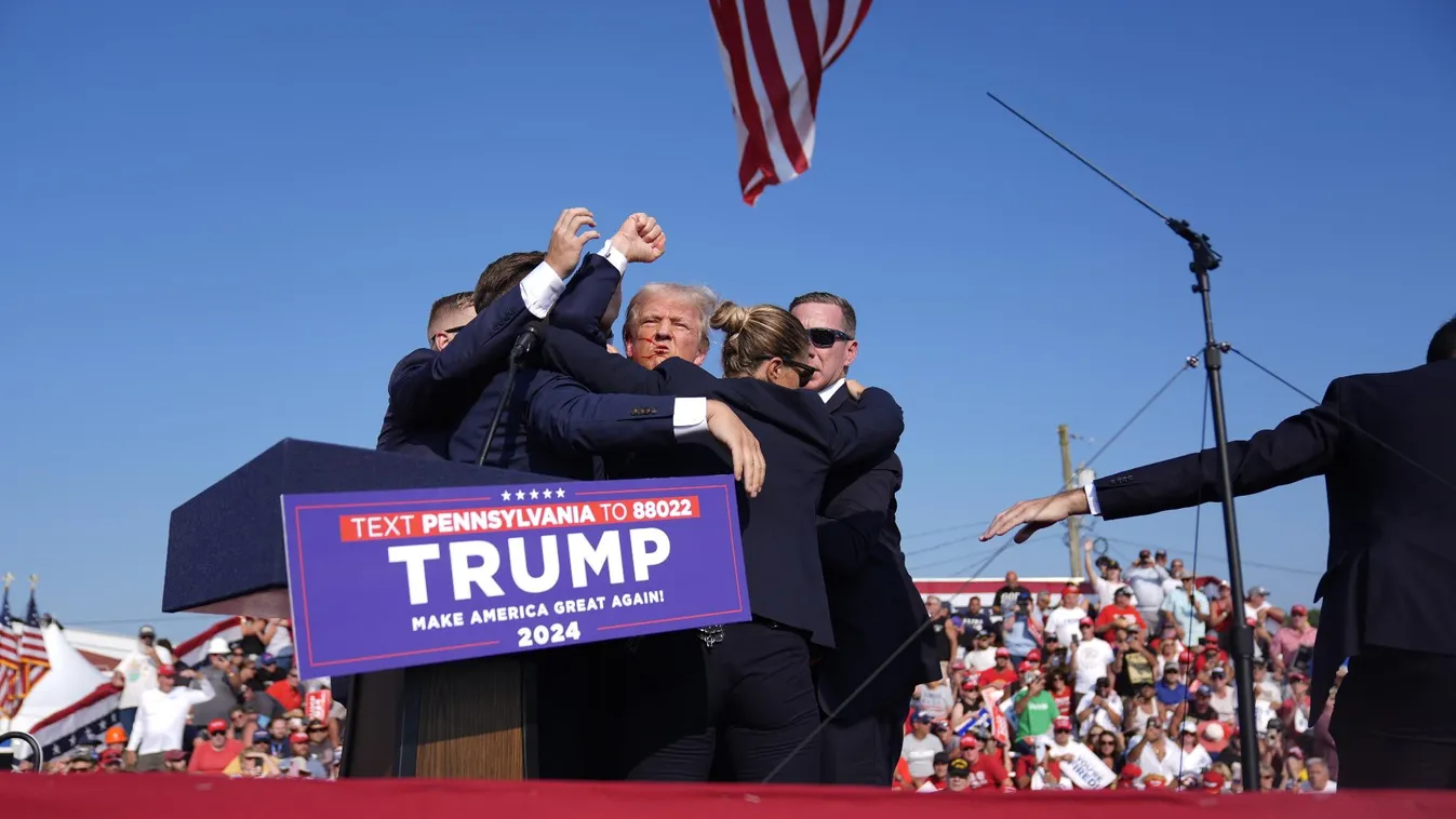 Szemtanú: Trump biztonsági emberei nem vették észre időben a merénylőt + videó