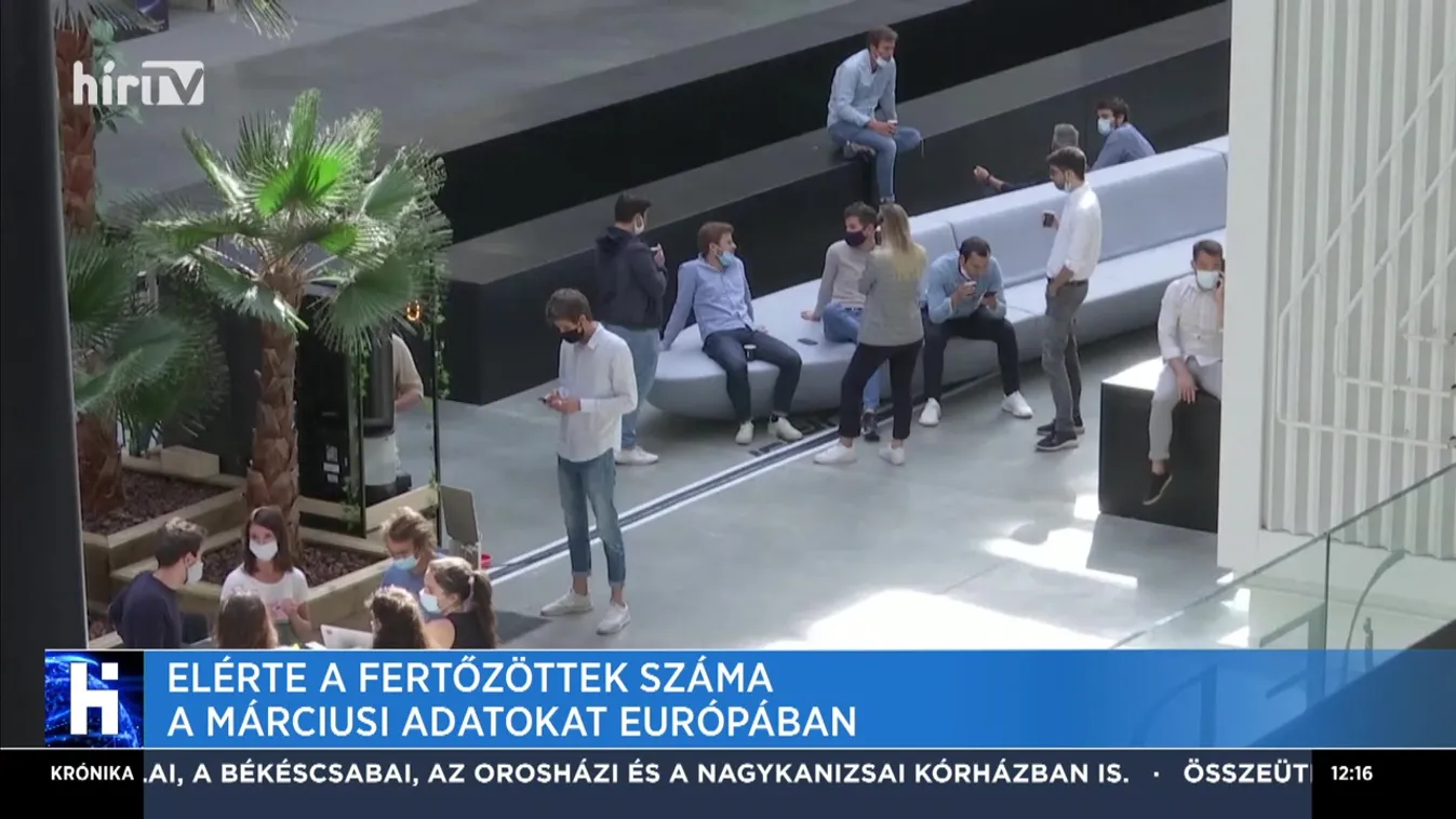 Elérte a fertőzöttek száma a márciusi adatokat Európában