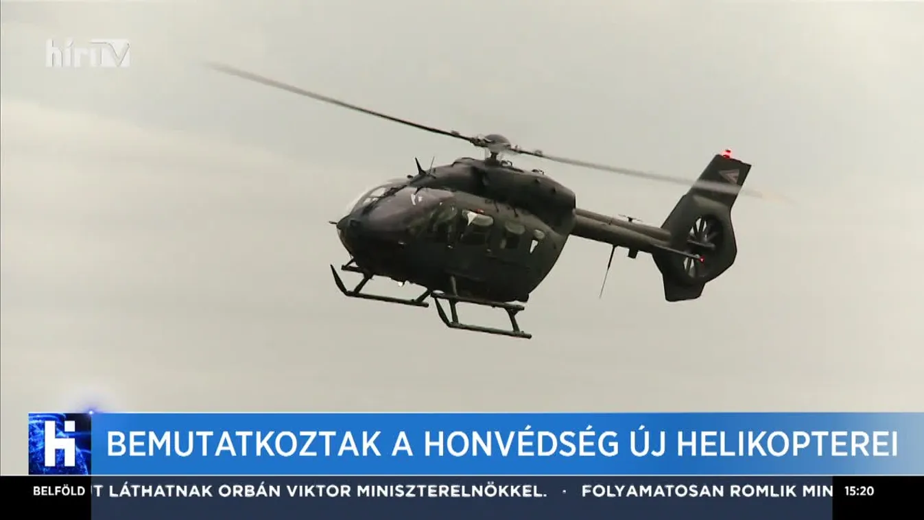 Bemutatkoztak a Honvédség új helikopterei