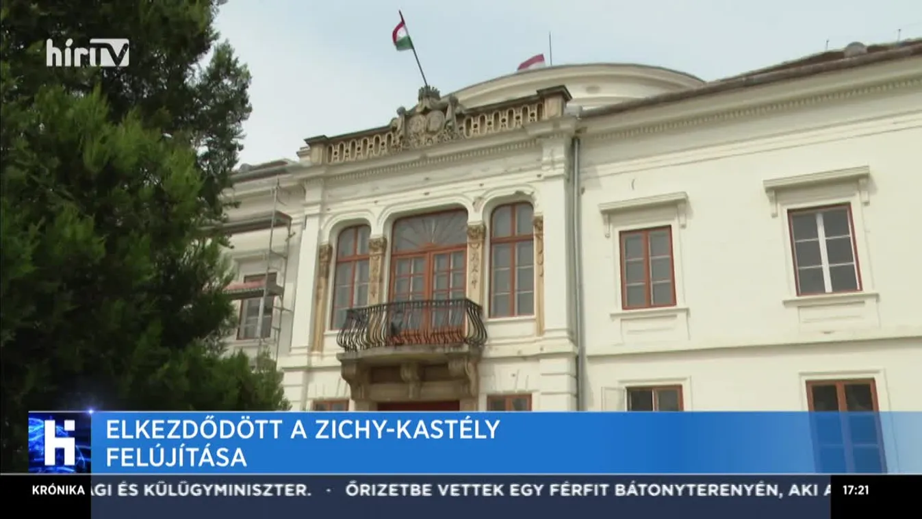 Elkezdődött a Zichy-kastély felújítása