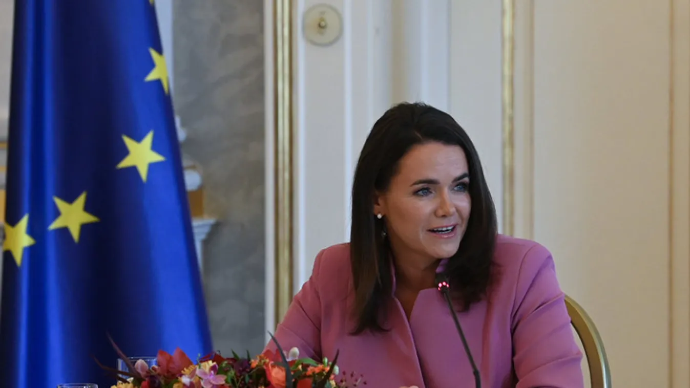 Brüsszelben tartózkodik Novák Katalin + videó