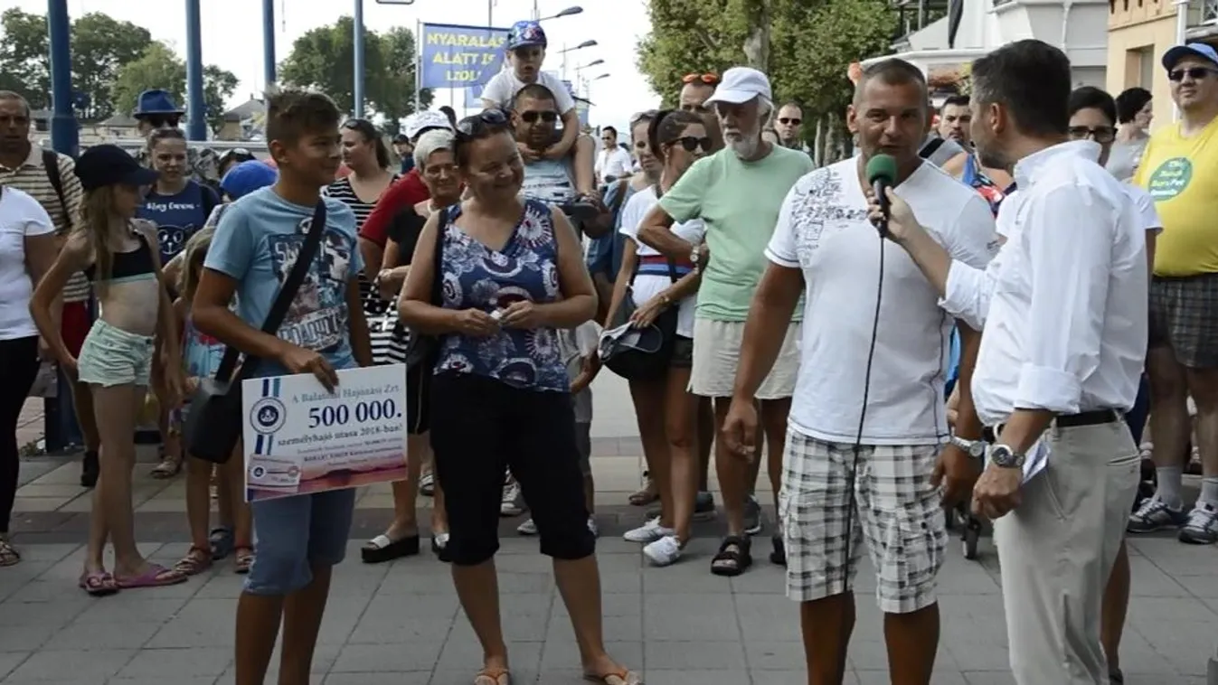 A félmilliomodik hajóutast köszöntötték Siófokon