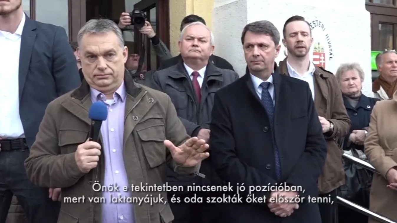 Orbán ezúttal Nagykanizsán mondta fel a kötelező paneleket