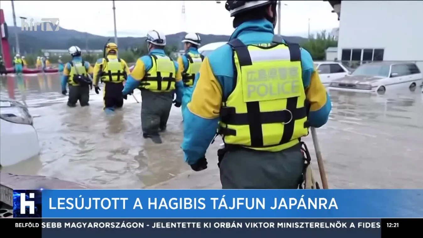 Lesújtott a Hagibis tájfun Japánra