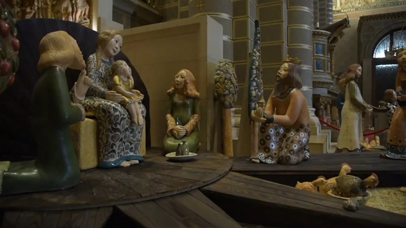 Vízkeresztig látható a Jézus teljes életét ábrázoló szoborcsoport