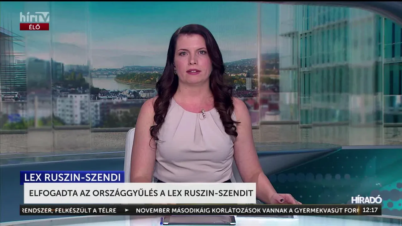 ELFOGADTA AZ ORSZÁGGYŰLÉS A LEX RUSZIN-SZENDIT