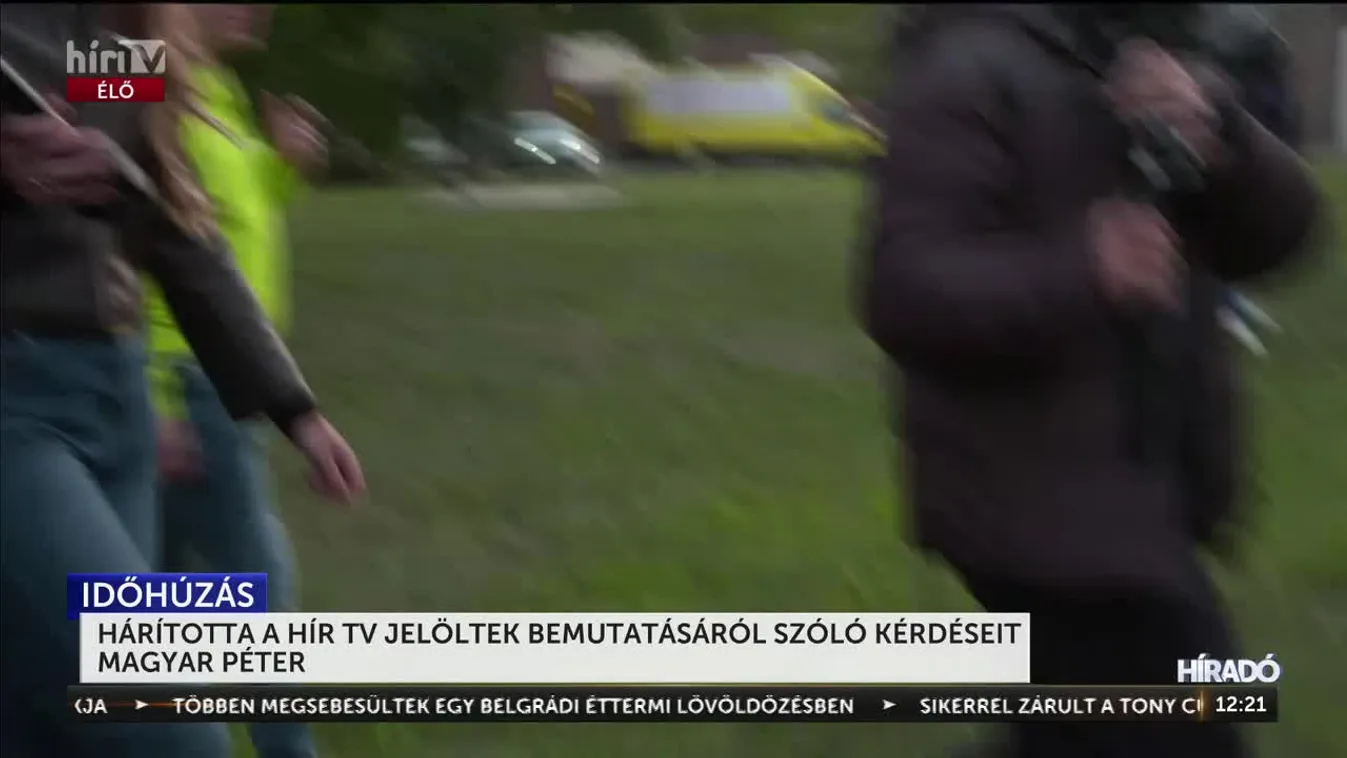 HÁRÍTOTTA A HÍR TV JELÖLTEK BEMUTATÁSÁRÓL SZÓLÓ KÉRDÉSEIT MAGYAR PÉTER