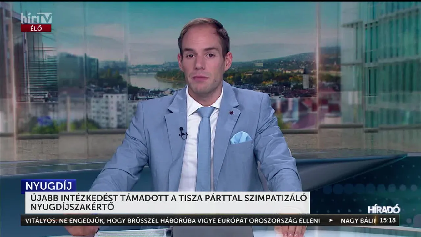 ÚJABB INTÉZKEDÉST TÁMADOTT A TISZA PÁRTTAL SZIMPATIZÁLÓ NYUGDÍJSZAKÉRTŐ