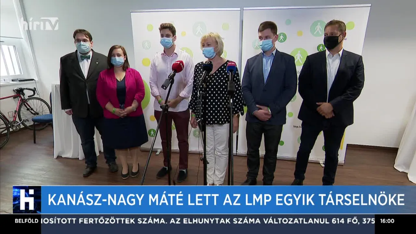 Kanász-Nagy Máté lett az LMP egyik társelnöke