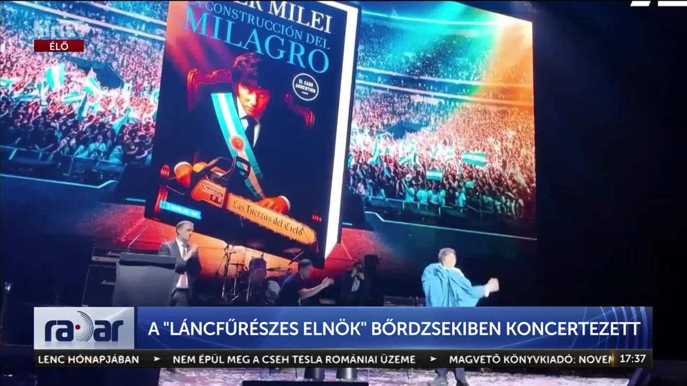 Radar – A „láncfűrészes” elnök bőrdzsekiben koncerzetett