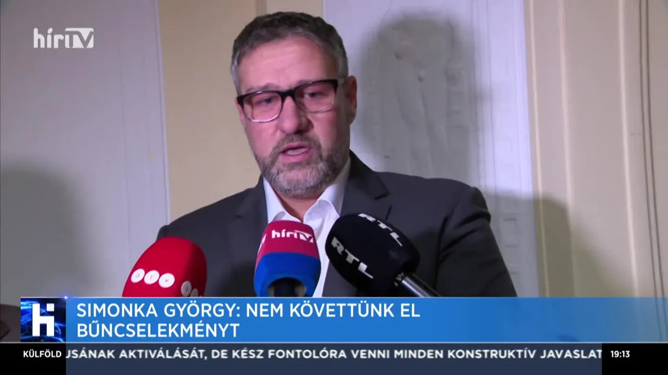 Simonka György: Nem követtünk el bűncselekményt