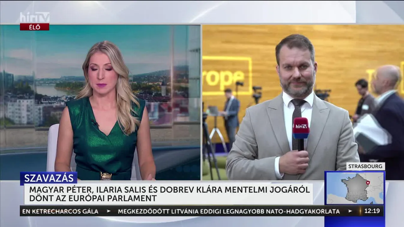 MAGYAR PÉTER, ILARIA SALIS ÉS DOBREV KLÁRA MENTELMI JOGÁRÓL DÖNT AZ EURÓPAI PARLAMENT