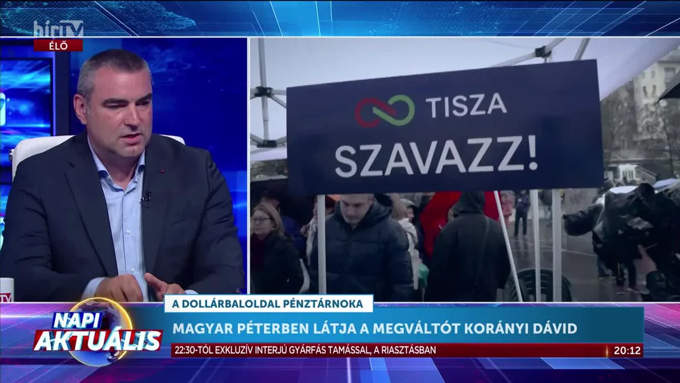 Napi aktuális - ifj. Lomnici Zoltán: Magyar Péterben látja a megváltót Korányi Dávid + videó