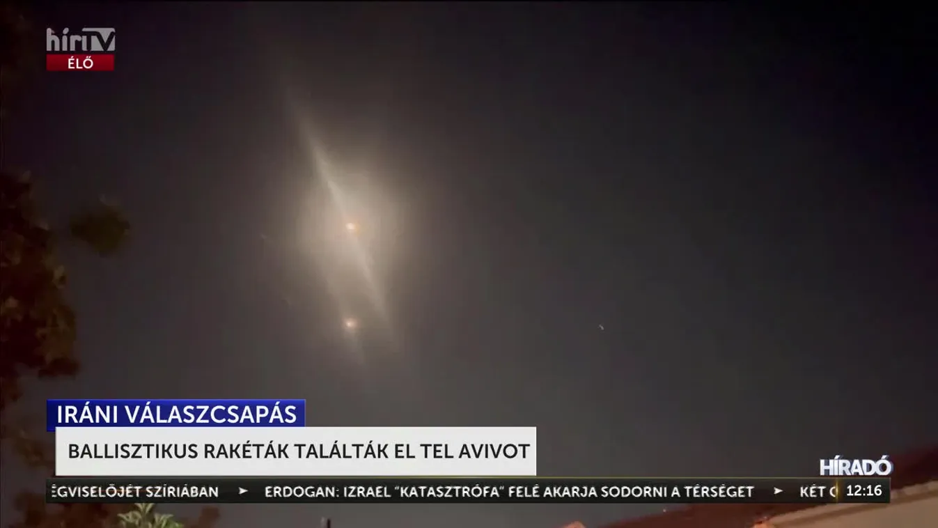 Irán beváltotta a fenyegetését - Több száz ballisztikus rakétával és drónnal támadta Izraelt + videó