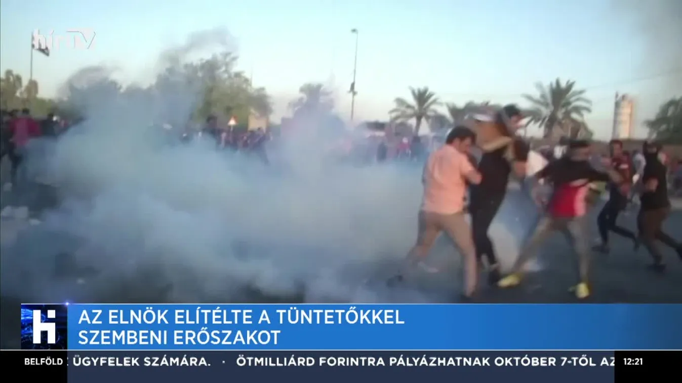 Az elnök elítélte a tüntetőkkel szembeni erőszakot