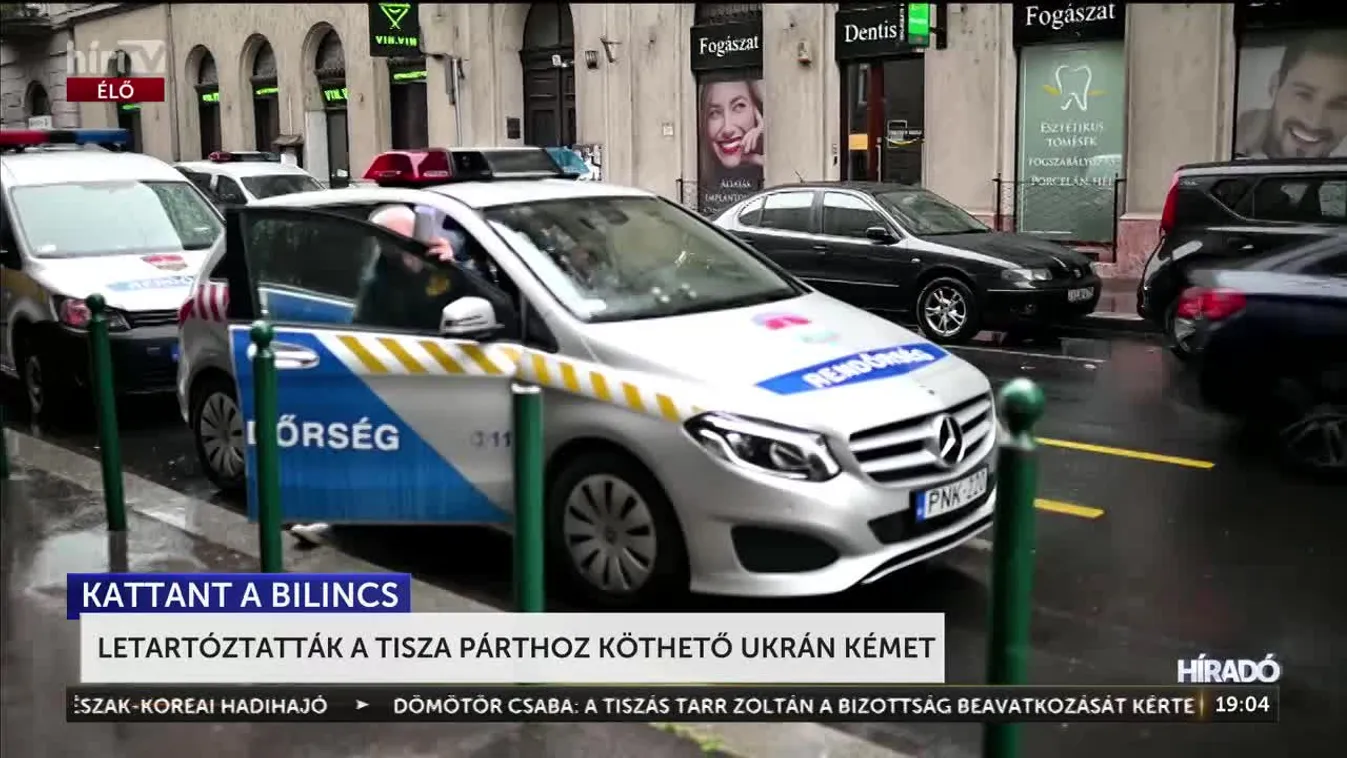 Letertóztatták a Tisza Párthoz köthető ukrán kémet + videó