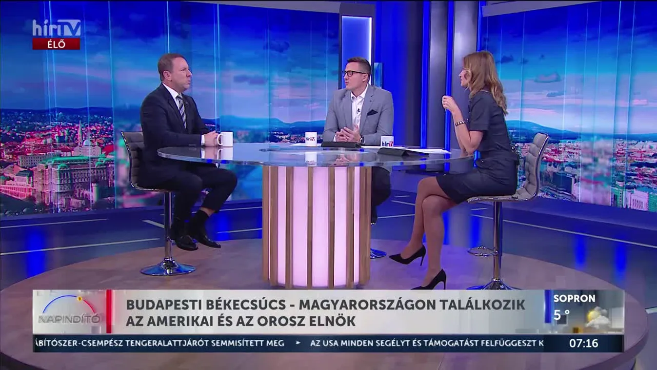 KÉT HÉTEN BELÜL MAGYARORSZÁGON FOG TÁRGYALNI VLAGYIMIR PUTYIN ÉS DONALD TRUMP