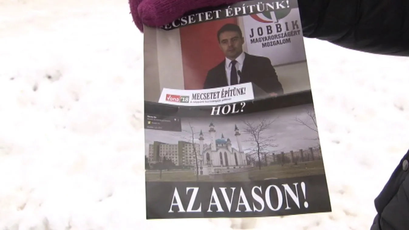 Vona Gábort ábrázoló szórólapok leptek el egy miskolci lakótelepet