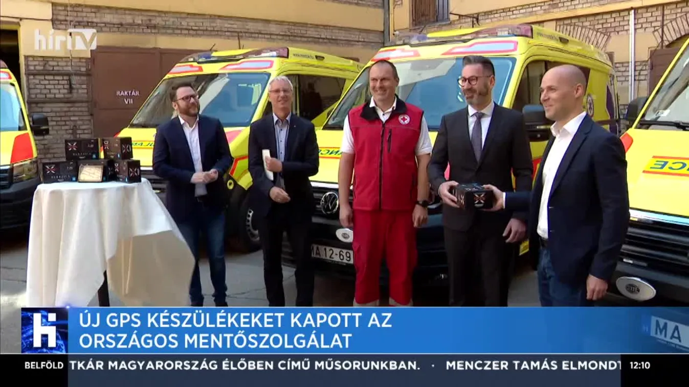 Új GPS készülékeket kapott az Országos Mentőszolgálat