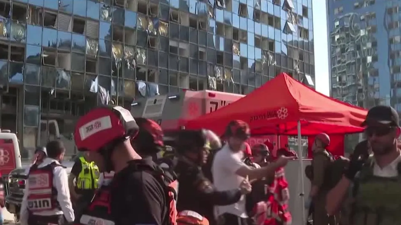 Iráni rakéta csapódott egy izraeli kórházba + videó