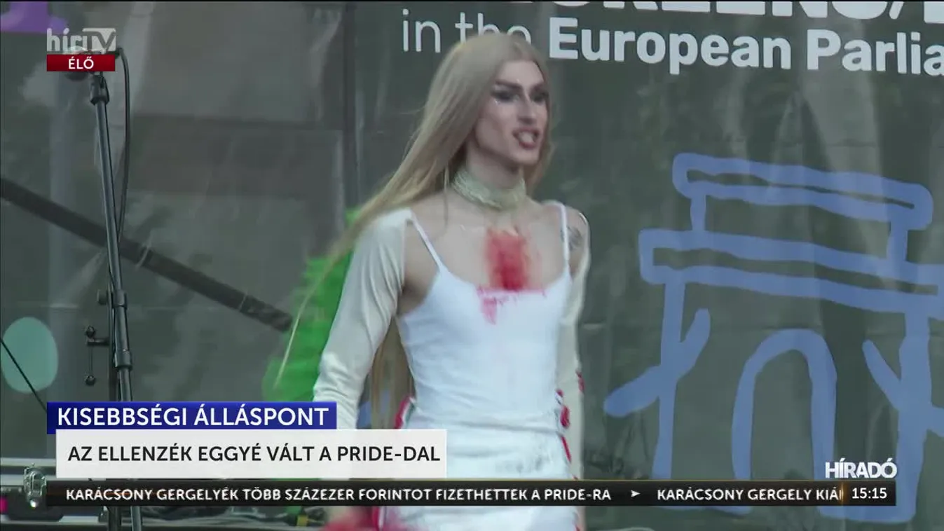Az idei pride sem volt mentes a botrányos megjelenésektől + videó