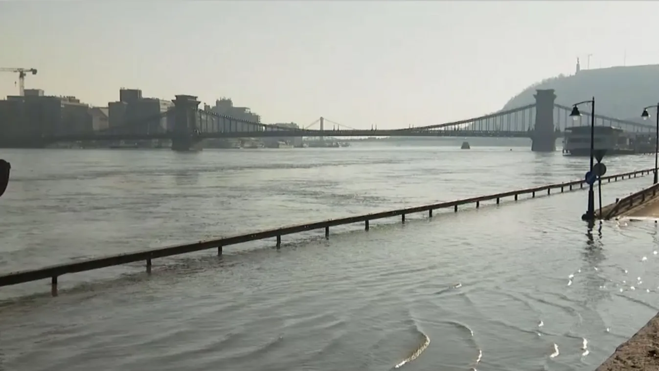 Ma lesz a legmagasabb a Duna vízszintje Budapestnél + videó