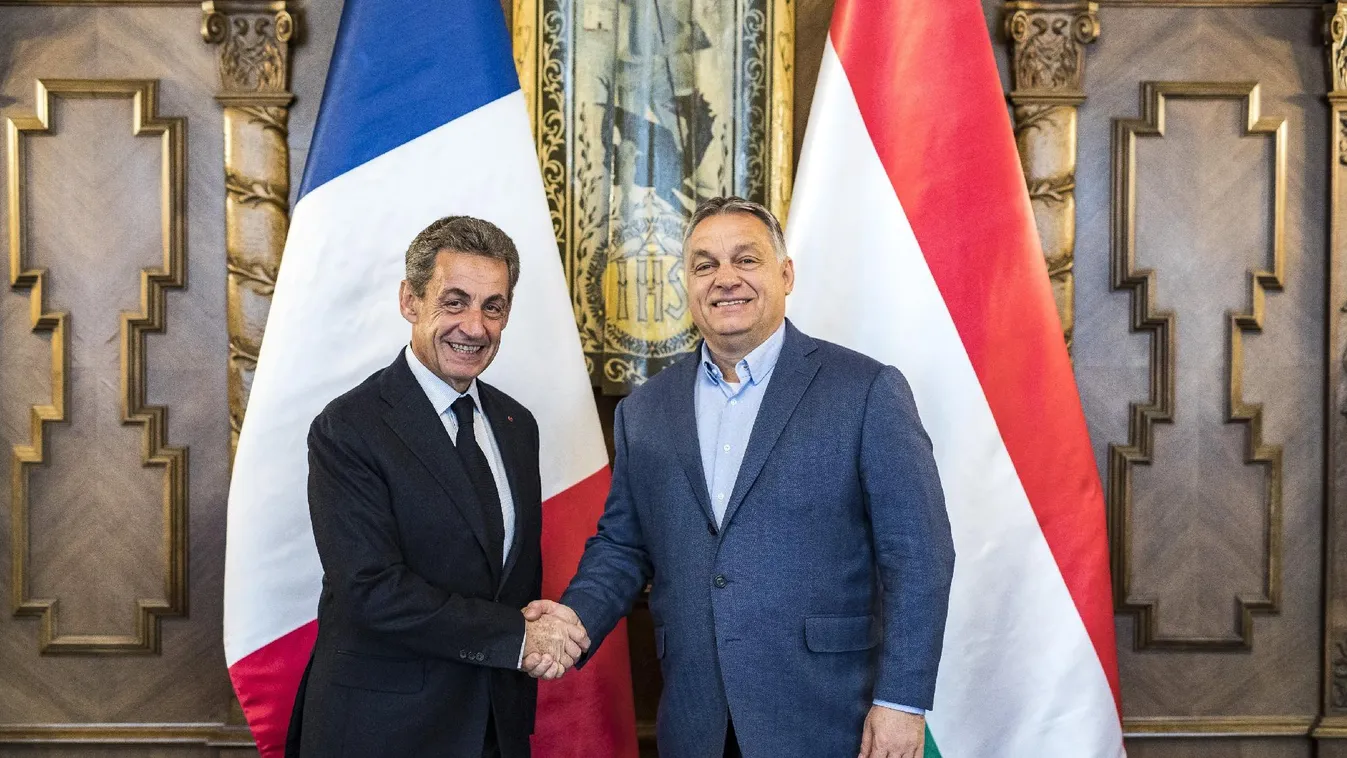 Orbán Viktor Nicolas Sarkozy volt francia elnökkel tárgyalt