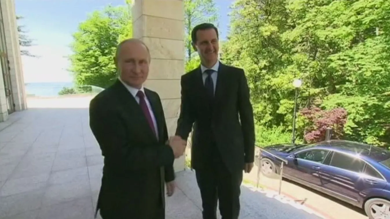 A szír elnökkel találkozott az orosz államfő Szocsiban