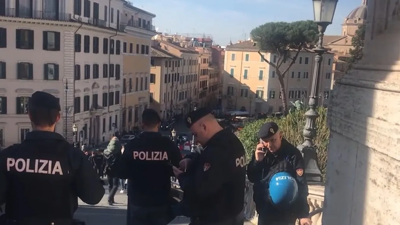 Rendőrökre támadt egy illegális bevándorló Veronában + videó