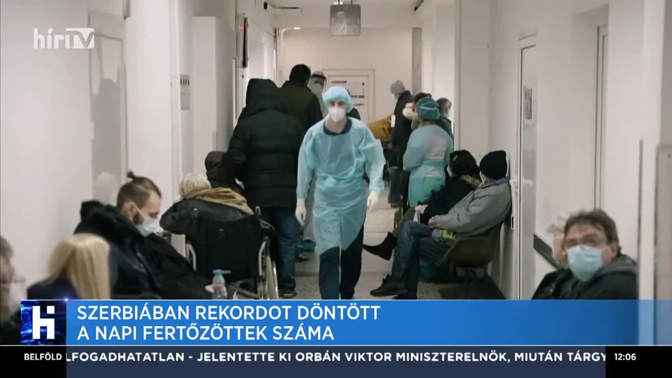 Szerbiában rekordot döntött a napi fertőzöttek száma