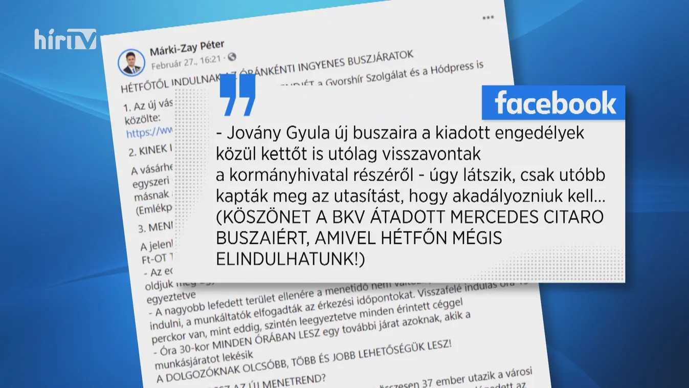 Márki-Zay hazudott a BKV buszairól