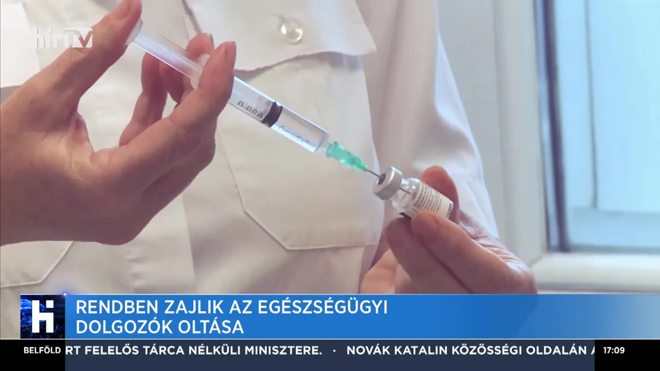 Rendben zajlik az egészségügyi dolgozók oltása