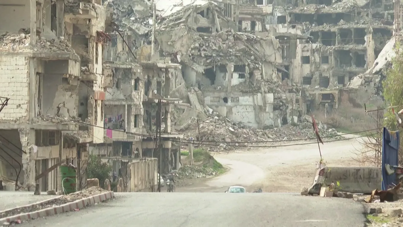 Bombázások és harcok Szíriában